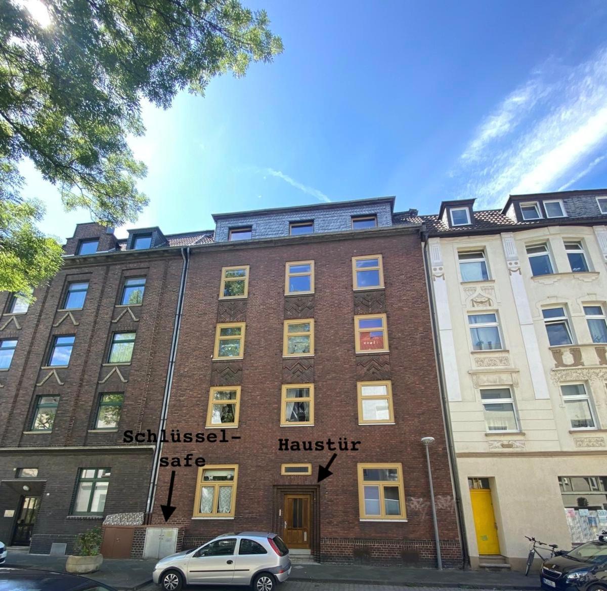 Feelslikehome - Stylische Und Zentrale Altbauwohnung Mit Terrasse&Garten Bochum Dış mekan fotoğraf